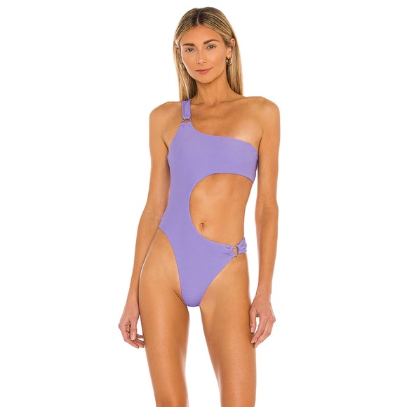 Lovers and Friends Jira One Piece in Periwinkle Medium - Picture 2 of 14